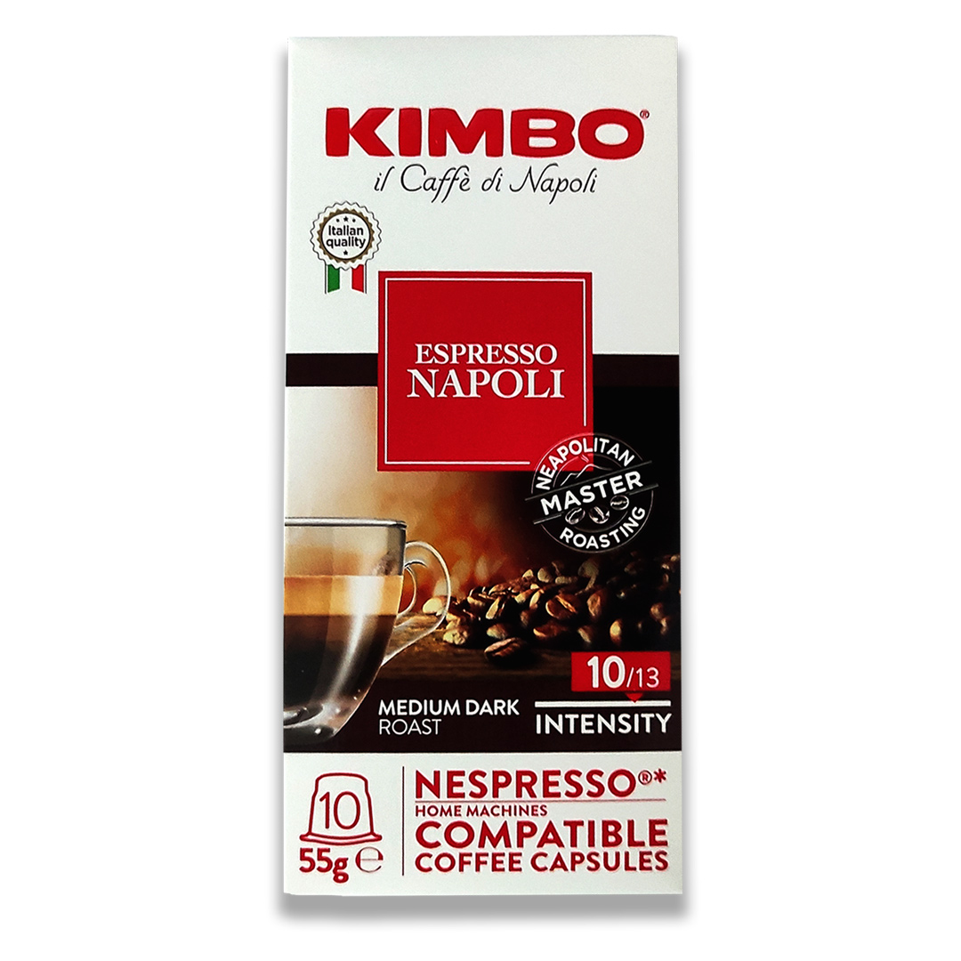 Café en Capsulas KIMBO compatibles con Nespresso NAPOLI RICOFFEE CHILE